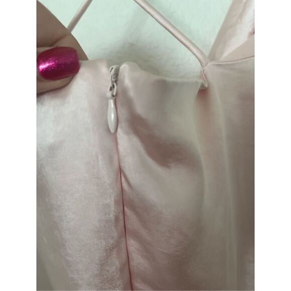 Superdown Billie Drape Midi Dress in Blush NEW NWT - Picture 10 of 10